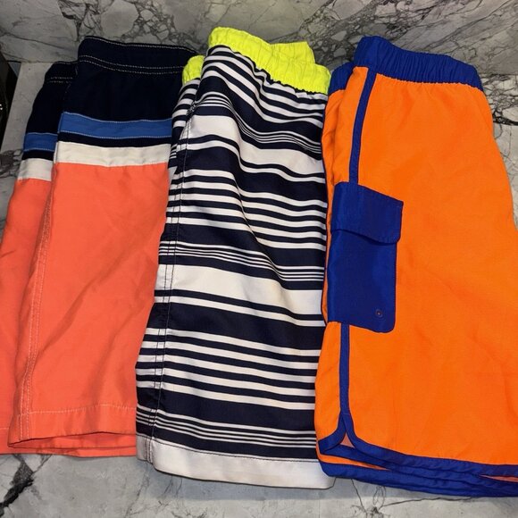Lands End Boys 14/16 Swimsuit Trunks Lot Bundle - Picture 1 of 6
